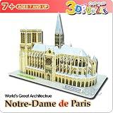  【３Ｄパズル】 ノートルダム大聖堂 パリ/フランス
