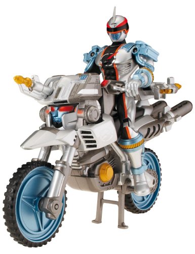  Bandai - 29265 - Power Rangers - Moto Overdrive + Figurine 12 Cm - Mercury