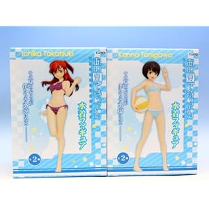 あの夏で待ってる 水着フィギュア アニメ なつまち プライズ タイトー(全２種フルセット+ポスターおまけ付)