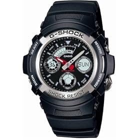 [�J�V�I]CASIO �r���v G-SHOCK �W�[�V���b�N STANDARD �A�i���O/�f�W�^���R���r�l�[�V�������f�� AW-590-1AJF �����Y