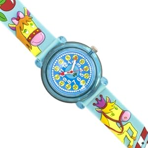  【 ベビーウォッチ / baby watch 】◆ZIP&ZAP / 乗馬 ブルー Equitation （ 腕時計 ） [正規輸入品］（ 子供用 腕時計 フランス 学習時計 Baby Watch Paris ）