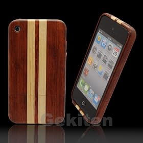 Gekiten iPod Touch 4th Wood Jacket Rosewood Mix �yiPod Touch 4 ��p �t���J�o�[ �^�C�v �ؐ� �W���P�b�g �i���h �V�^�� �J�G�f�j�z GE-JKTIPDT4002-RM
