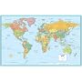 World Rolled Map (M Series World Wall Maps)
