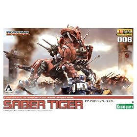 ZOIDS �Z�C�o�[�^�C�K�[ (1/72�X�P�[���v���X�`�b�N�L�b�g)