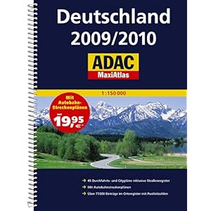 【クリックで詳細表示】ADAC MaxiAtlas Deutschland 2009/2010 [Perfect]