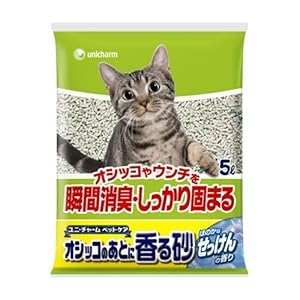 【クリックで詳細表示】オシッコのあとに 香る 砂 せっけんの香り 5L