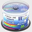 Victor �f���pBD-R �ی�R�[�g�d�l(�n�[�h�R�[�g)1��^��p 4�{�� 25GB ���C�h�z���C�g�v�����^�u�� 50�� BV-R130K50W