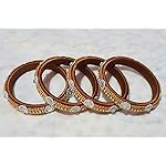 Brown Fabric Traditional Bangle