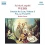 Weiss: Sonatas for Lute, Vol. 3/Robert Barto