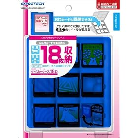 DS�pDS�J�[�h&SD�J�[�h���[�P�[�X�w�P�[�Xby�P�[�X18D(�N���A�u���[)�x