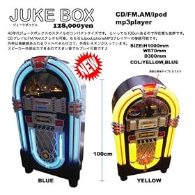 40's JUKE BOX �W���[�N�{�b�N�X [�u���[]
