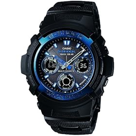 [�J�V�I]CASIO �r���v G-SHOCK �W�[�V���b�N BLACK�~BLUE Series �^�t�\�[���[ �d�g���v MULTIBAND 5 AWG-100BC-1BJF �����Y