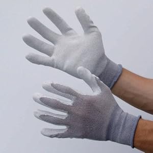 【クリックで詳細表示】ミドリ安全 《静電気拡散性手袋》 MCG600(手のひらコーティング) 【10双】 Lサイズ
