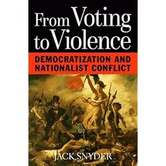 From Voting to Violence: Democratization and Nationalist Conflict