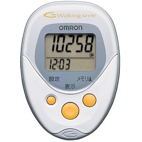 �I������(OMRON) �w���X�J�E���^ Walking style HJ-113 �z���C�g