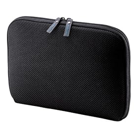 【クリックで詳細表示】SANWA SUPPLY IN-SP19BK 低反発3Dメッシュケース(8.9型ワイド) ブラック