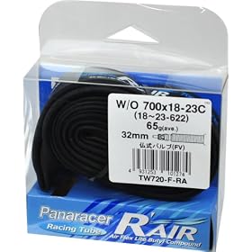 Panaracer(�p�i���[�T�[) RacingTube RAIR W/O 700x18-23C �����o���u TW720-F-RA(32mm)
