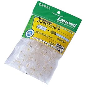ELECOM LD-RJ45T100(RJ45�R�l�N�^100�Z�b�g)