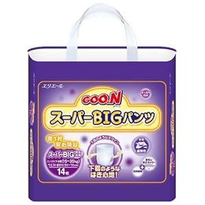 【クリックで詳細表示】グーン スーパーBIGパンツ 14枚