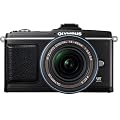 OLYMPUS �}�C�N����� PEN E-P2 �����Y�L�b�g �u���b�N E-P2LKIT-BLK