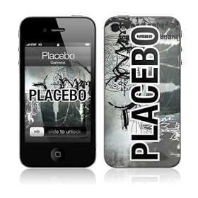 MusicSkins  iPhone 4 �p�t���ی�t�B����  Placebo - Darkness  iPhone 4  MSIP4G1059