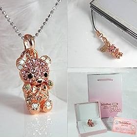 �e�f�B�x�A�X�g���b�v�y�������C�Z���X���i�z�@�L���L�����܁@�x�r�[�@�N���X�^���s���N�@�e�f�B�x�ATeddyBear�y���_���g�l�b�N���X [FBA] �Ԃ����E�s���N