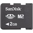 Sandisk M2 2GB SDMSM2-2048-A10M PRO Duo�A�_�v�^�[�t�� �������[�X�e�B�b�N �}�C�N��