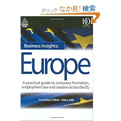 Business Insights Europe: A Practical Guide to Company Formation, Employment Law and Taxation Across the EU