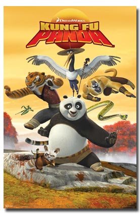  Kung Fu Panda (Group) Movie Poster Print - 24