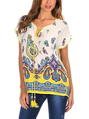 Vanille et Chocolat Bluse Neva