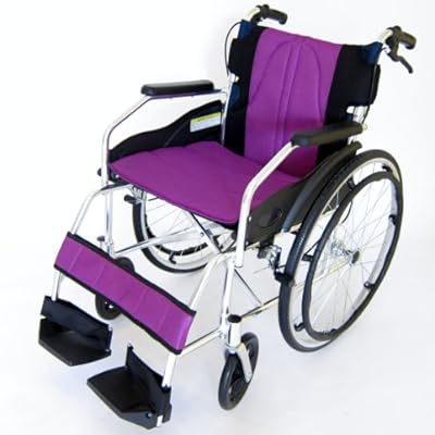【チャップス全10色】新色！可憐カクテルパープルカラー！大手クリニックやケアセンターでの採用実績多数！【軽量】【自走式】【アルミ】【車椅子】【ノーパンクタイヤ】【駐車＆介助ブレーキ付き】【折りたたみ式】【背折れ】【車イス】【介助用にも！】【A101-APP】【送料無料】