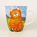 DUNOON �_�k�[�� �}�O�J�b�v �C�M���X�� ��e�� 480ml�^�C�v happy cat 2