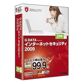 G DATA �C���^�[�l�b�g�Z�L�����e�B 2009 3�N��/3��p