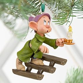 US Disney Store��� " Snow White and the Seven Dwarfs Dopey Ornament "  (�u����P��7�l�̏��l�v�̃h�[�s�[�E�I�[�i�����g)