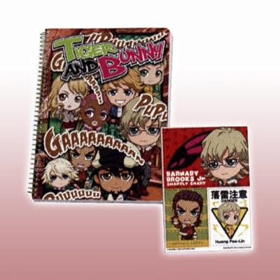 一番くじきゅんキャラわーるど TIGER & BUNNY #01 G賞 ノート&ステッカー ヒーロー全員集合 単品