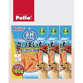 �y�e�B�I �f�ނ��̂܂܂��܂����X�e�B�b�N160g 3�p�b�N