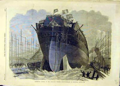  1866 甲鉄の進水のフリゲート艦 Millwall ノーサンバーランド