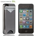 Case-Mate iPhone 4S / 4 �J�[�h�z���_�[�t�n�[�h�P�[�X ID Case �O���X�E���^���b�N�E�V���o�[ CM015574