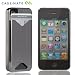 Case-Mate iPhone 4S / 4 �J�[�h�z���_�[�t�n�[�h�P�[�X ID Case �O���X�E���^���b�N�E�V���o�[ CM015574