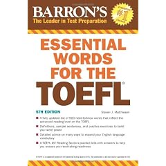 Essential Words for the TOEFL: Test of English As a Foreign Language