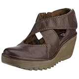 Fly London Yogo Wedge Sandal Leather Patent