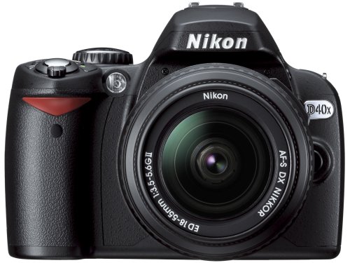  Nikon D40x 10.2MP Digital SLR Camera with 18-55mm f/3.5-5.6G ED II AF-S DX Zoom-Nikkor Lens