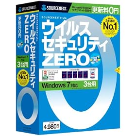 �E�C���X�Z�L�����e�BZERO 3��p(Windows7�Ή��ŕۏؔ�)CD-ROM��