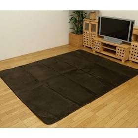 ���G�蔲�Q! �t�B�������g�f�ނ̃��O�J�[�y�b�g �w�t�B���b�v�x 200�~250cm �u���E��