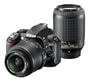 Nikon �f�W�^����჌�t�J���� D3100 200mm�_�u���Y�[���L�b�gD3100WZ200