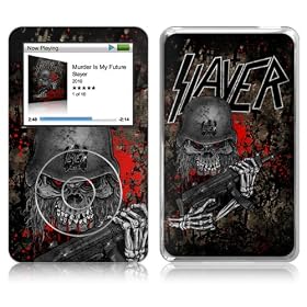 MusicSkins  iPod Classic�p�t���ی�t�B����  Slayer - Murder Is My Future  iPod Classic  MSRKIPC00233