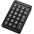 ELECOM Bluetooth�e���L�[�p�b�h �����u���� �z�b�g�L�[���� �u���b�N TK-TBM008BK