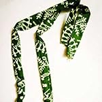 Green Terracotta and fabric Fashion Jewellery Set