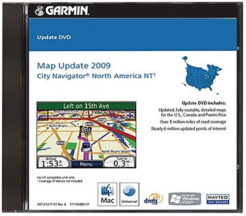  Garmin Map Update of 2009 City Navigator North America NT