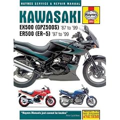 Kawasaki Ex500 Gpz500s 87 to 99 Er500 Er-5 97 to '99 (Haynes Service & Repair Manual)
